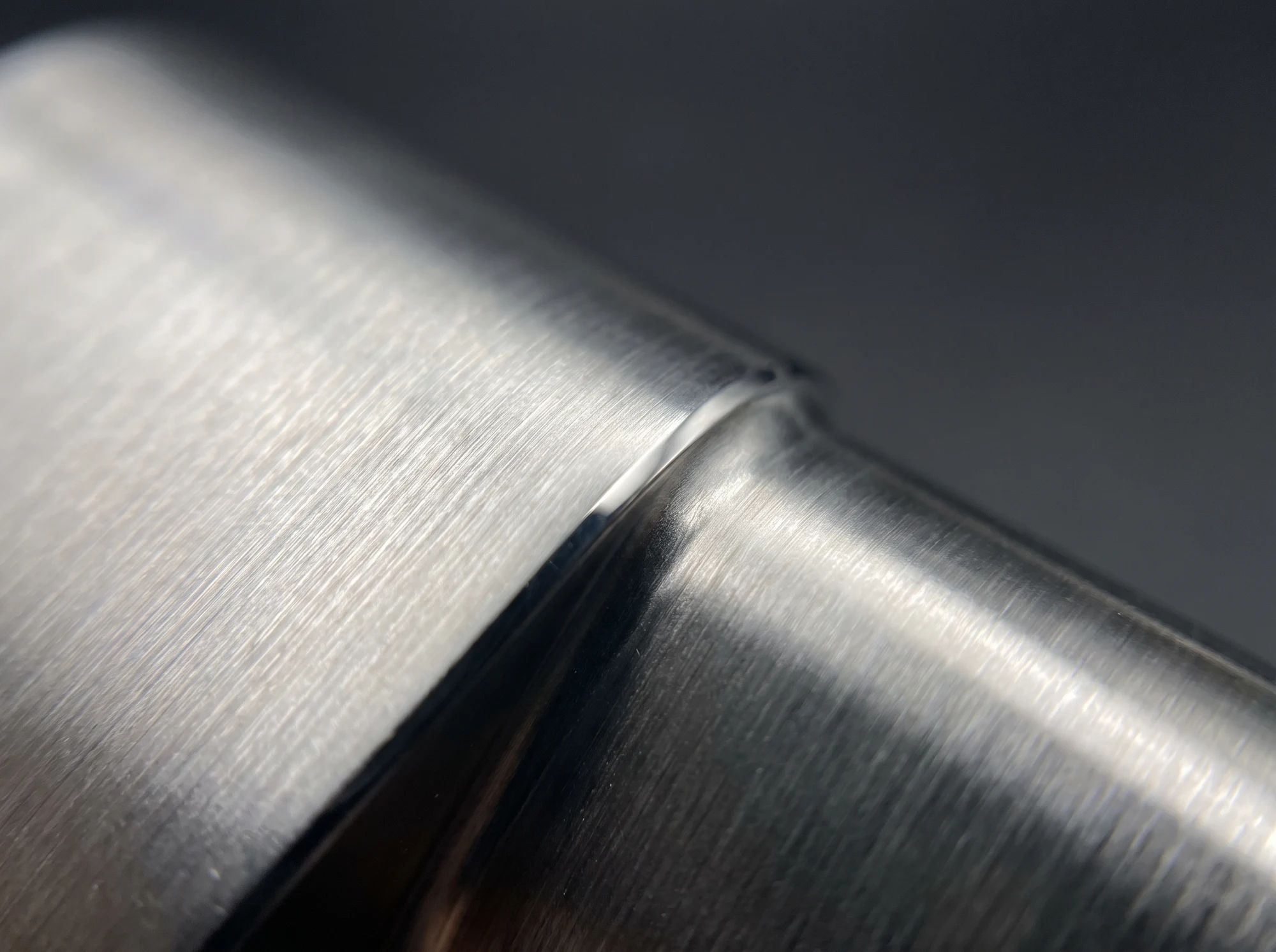 Détail de finition de l’inox